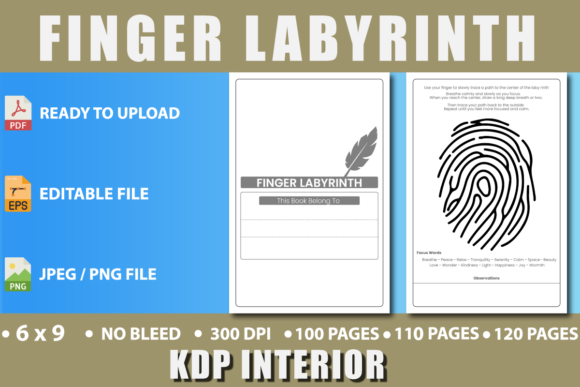 Finger Labyrinth – KDP INTERIOR: A Versatile Tool for Creative Publishing