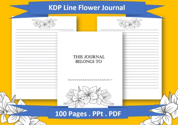 KDP Line Flower Journal: A Versatile Design Asset