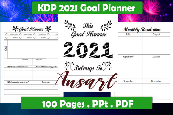 Maximize Your 2021 Goals with the KDP 2021 Goal Planner