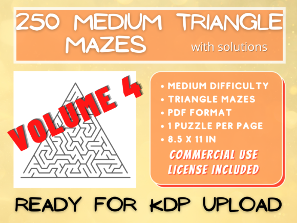 Unlocking Creativity and Fun with 250 Medium Triangle Mazes V004
