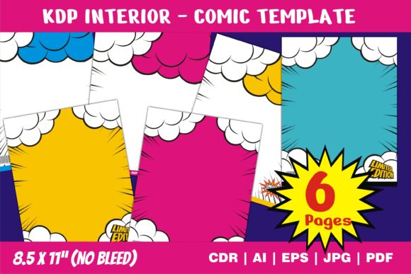 Unlocking Creativity with the KDP Interior Comic Cover Template
